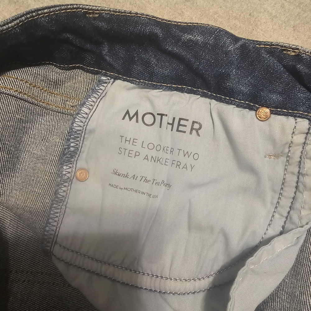 MOTHER Skinny Jeans - Deep Indigo